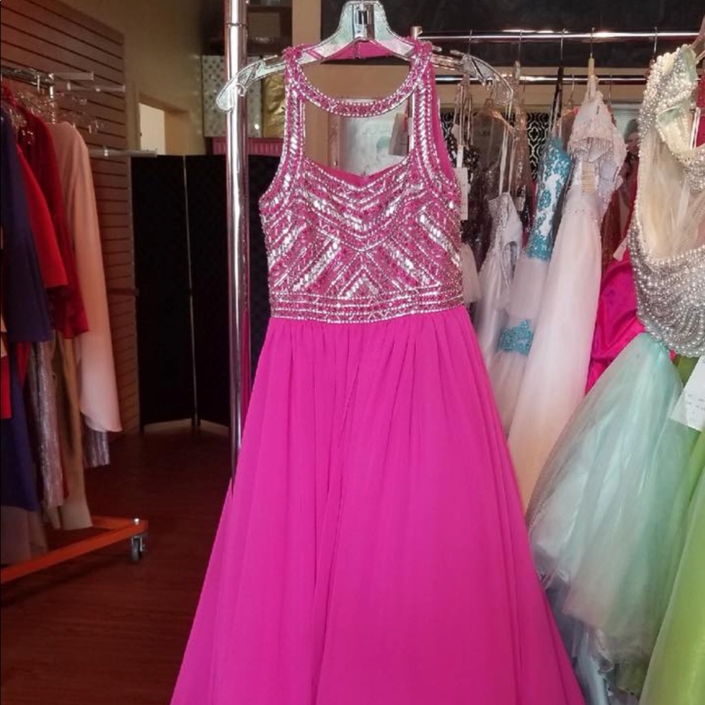 Hot pink prom/pageant Dress
